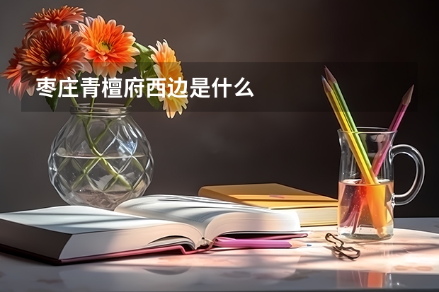 枣庄青檀府西边是什么