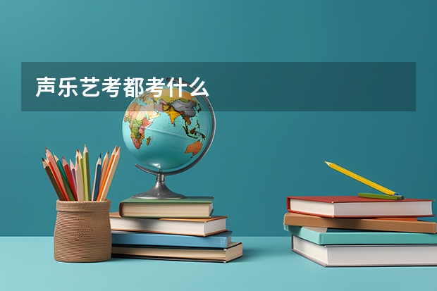 声乐艺考都考什么