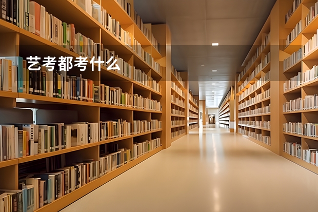 艺考都考什么