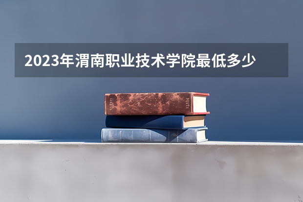 2023年渭南职业技术学院最低多少分能录取(2024录取分数线预测)
