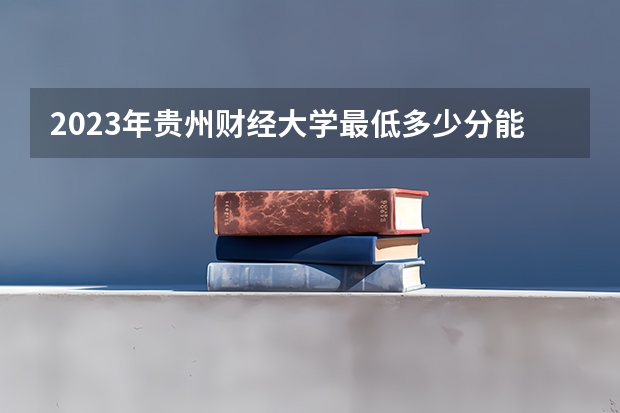 2023年贵州财经大学最低多少分能录取(2024录取分数线预测)