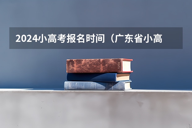 2024小高考报名时间（广东省小高考录取时间）