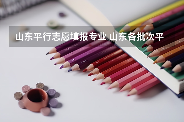 山东平行志愿填报专业 山东各批次平行志愿录取规则