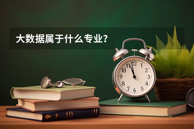 大数据属于什么专业？