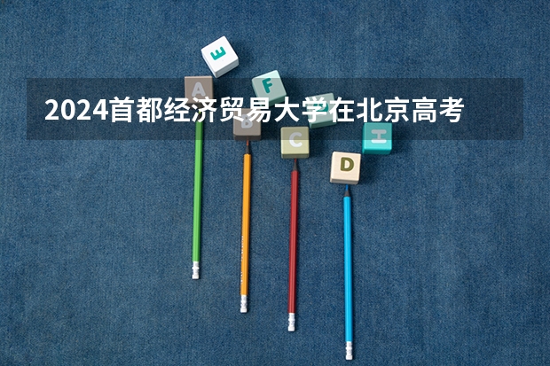 2024首都经济贸易大学在北京高考专业招生计划人数预测