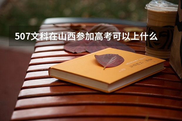 507文科在山西参加高考可以上什么大学