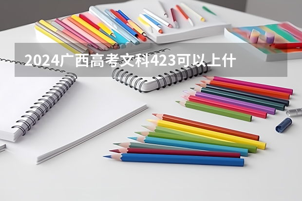 2024广西高考文科423可以上什么大学
