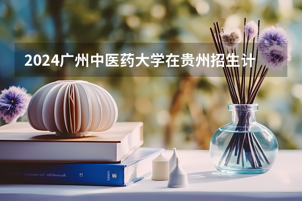 2024广州中医药大学在贵州招生计划人数