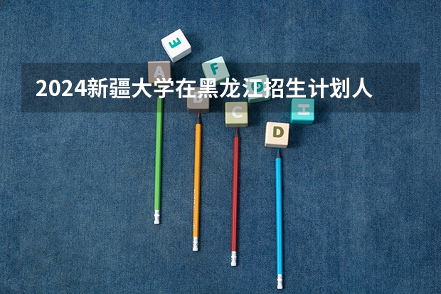 2024新疆大学在黑龙江招生计划人数