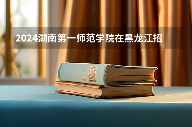 2024湖南第一师范学院在黑龙江招生计划人数