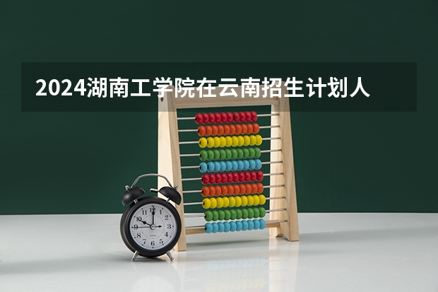 2024湖南工学院在云南招生计划人数