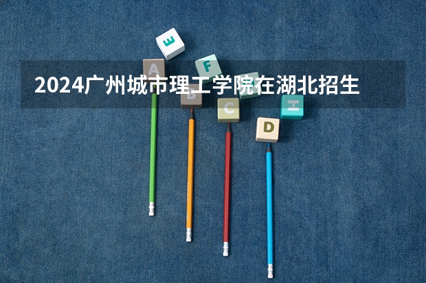 2024广州城市理工学院在湖北招生计划人数