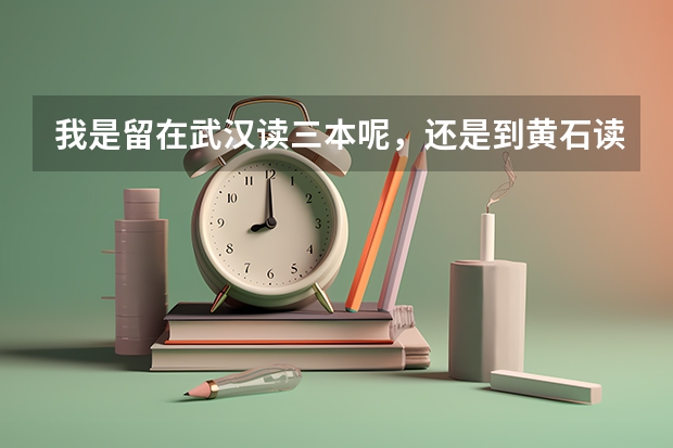 我是留在武汉读三本呢，还是到黄石读二本？谢谢