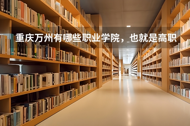 重庆万州有哪些职业学院，也就是高职院校？
