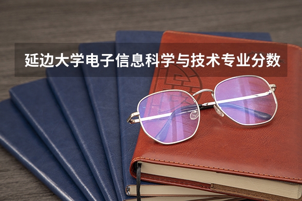 延边大学电子信息科学与技术专业分数线是多少(近三年分数线汇总)