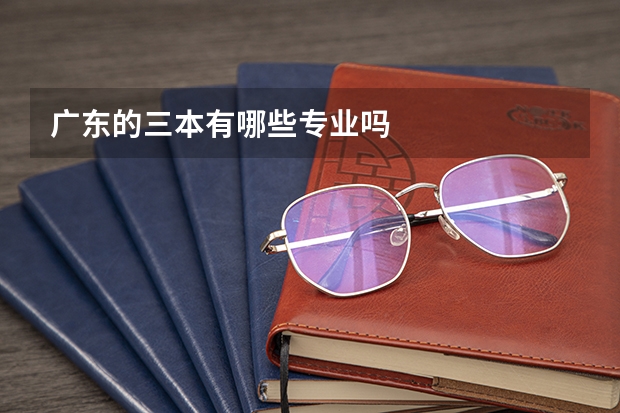 广东的三本有哪些专业吗