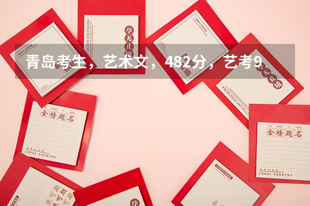 青岛考生,艺术文,482分,艺考93分取得西安美院合格证,选择什么学校好