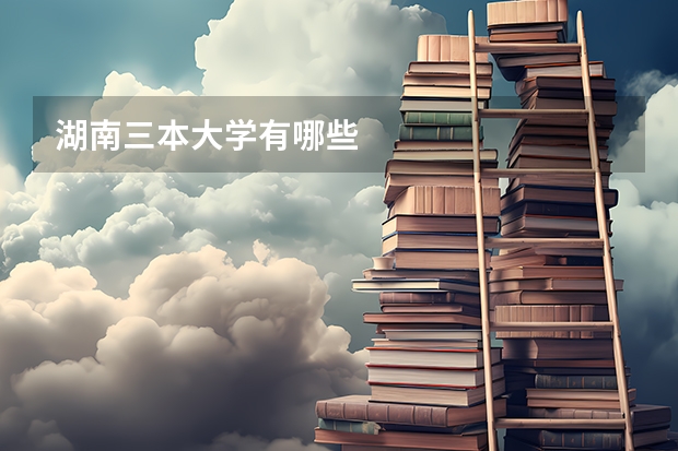 湖南三本大学有哪些