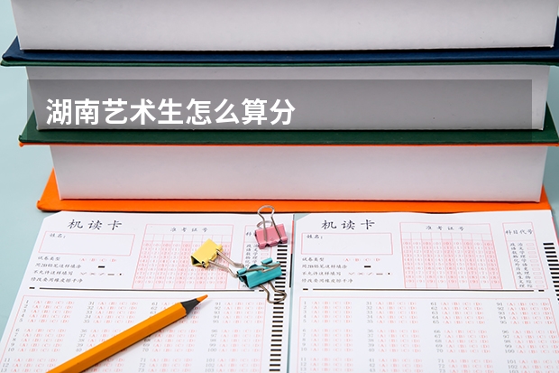 湖南艺术生怎么算分
