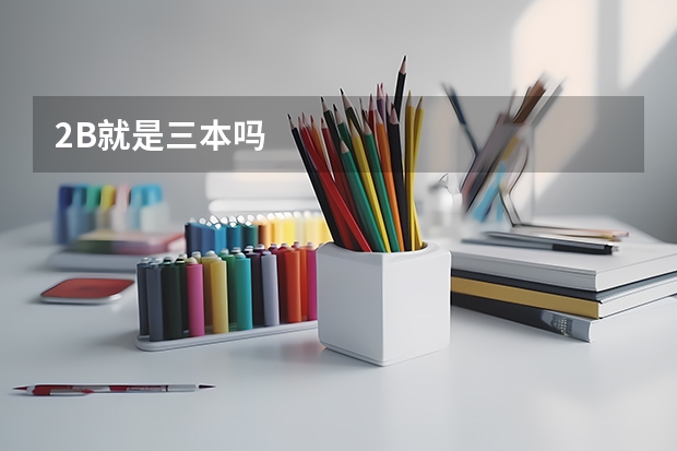 2B就是三本吗