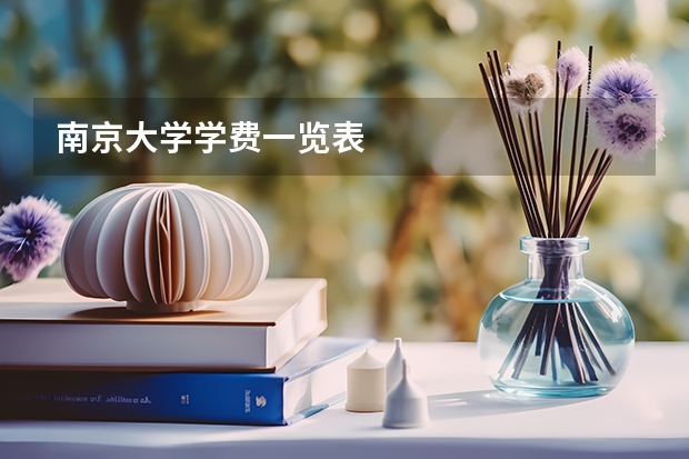 南京大学学费一览表