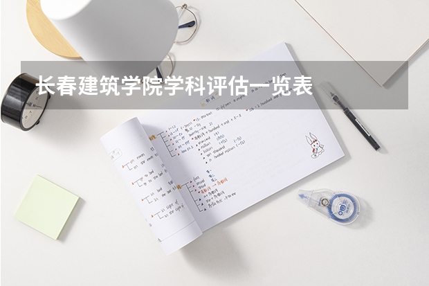 长春建筑学院学科评估一览表