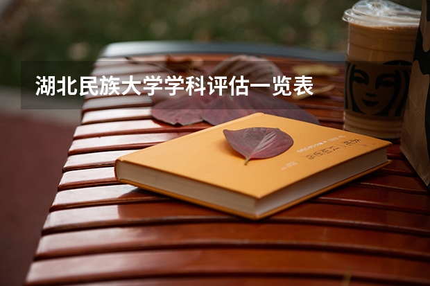 湖北民族大学学科评估一览表