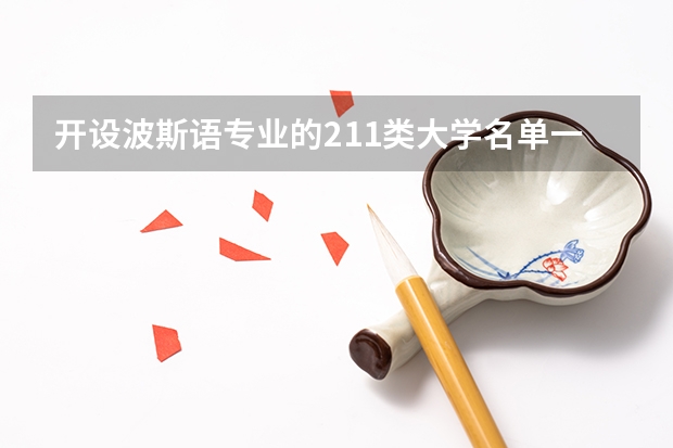 开设波斯语专业的211类大学名单一览