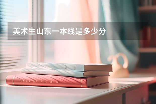 美术生山东一本线是多少分