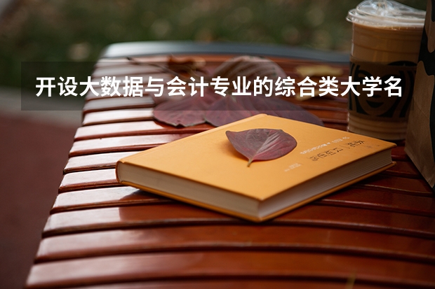 开设大数据与会计专业的综合类大学名单一览