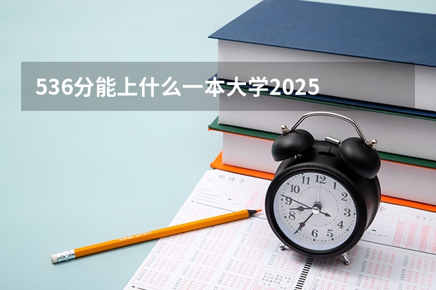 536分能上什么一本大学2025