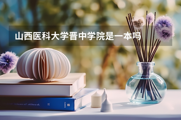 山西医科大学晋中学院是一本吗