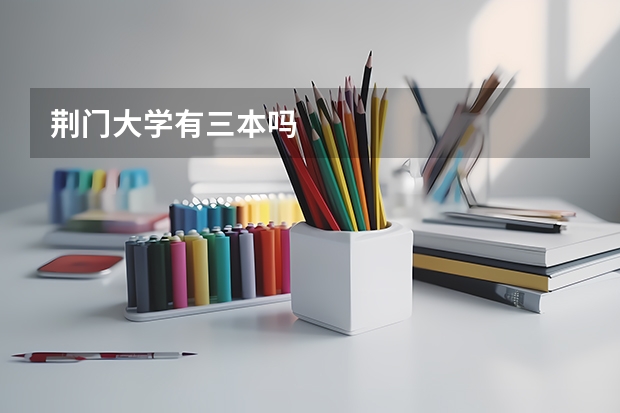 荆门大学有三本吗