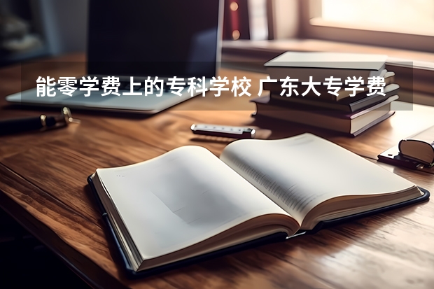 能零学费上的专科学校 广东大专学费比较便宜的学校