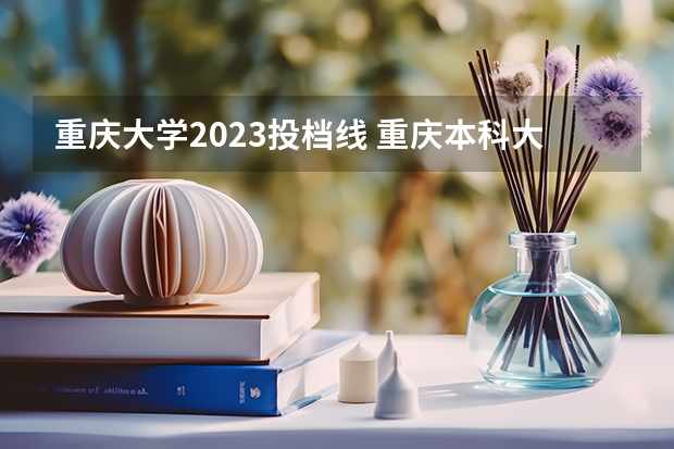 重庆大学2023投档线 重庆本科大学录取分数线2023