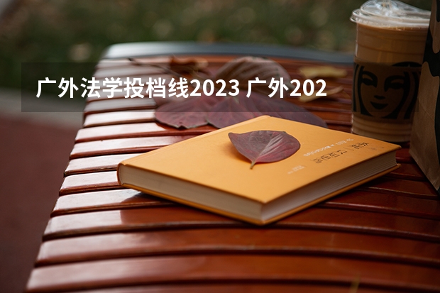 广外法学投档线2023 广外2023考研分数线