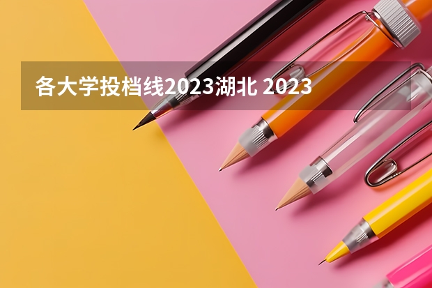 各大学投档线2023湖北 2023年湖北省高考投档线