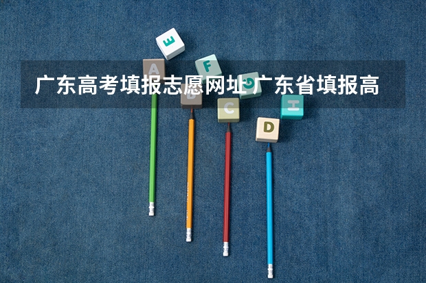 广东高考填报志愿网址 广东省填报高考志愿在哪个网站