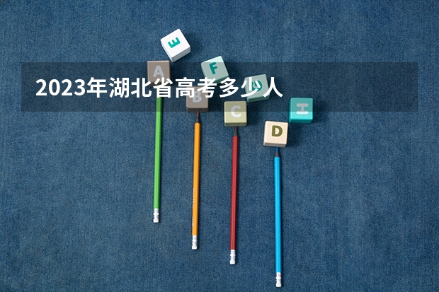 2023年湖北省高考多少人