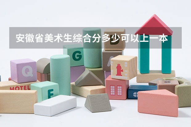 安徽省美术生综合分多少可以上一本